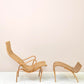 1940s Swedish 'Pernilla' Easy Chair & Footrest by Bruno Mathsson