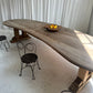Custom Large Wooden Curved Table