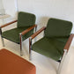 Vintage Teak and Chrome Sebel Armchairs