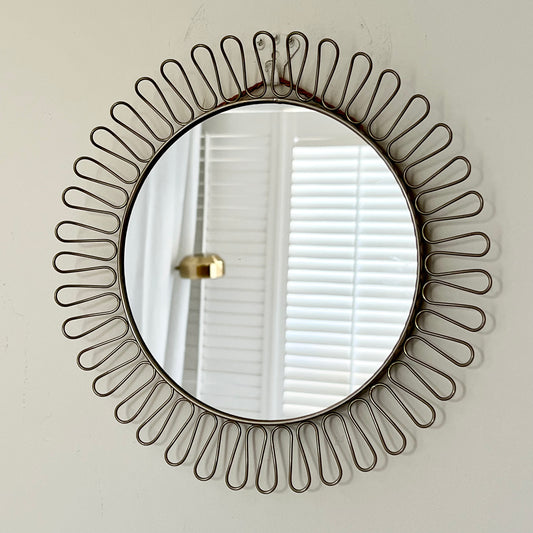 - Vintage Swedish Loop Mirror