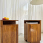 - Set of Two Vintage Wooden Bedside Tables