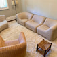 Featherston Numero VII Modular Sofa Reupholstered in Soft Wool