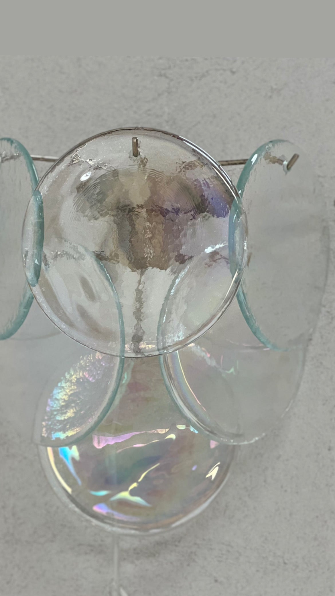 Murano Sconce - VISTOSTI IRIDESCENT- One Available