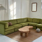 - Bespoke Large Sage Green Modular Sofa