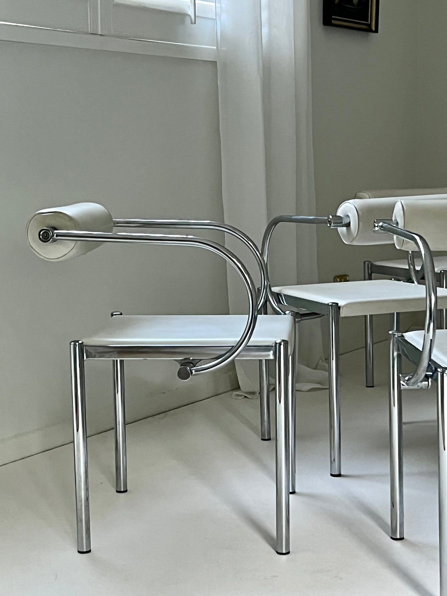 Set of 8 Vintage Italian Dining Chairs