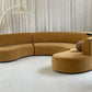Bespoke Mustard Curvy Modular Sofa