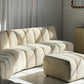 - Soft Cream Curved Modular Sofa Set