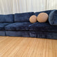 - Bespoke Curved Midnight Chenille Modular Sofa