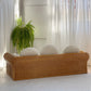 Vintage Cane and Boucle Lounge / Day Bed