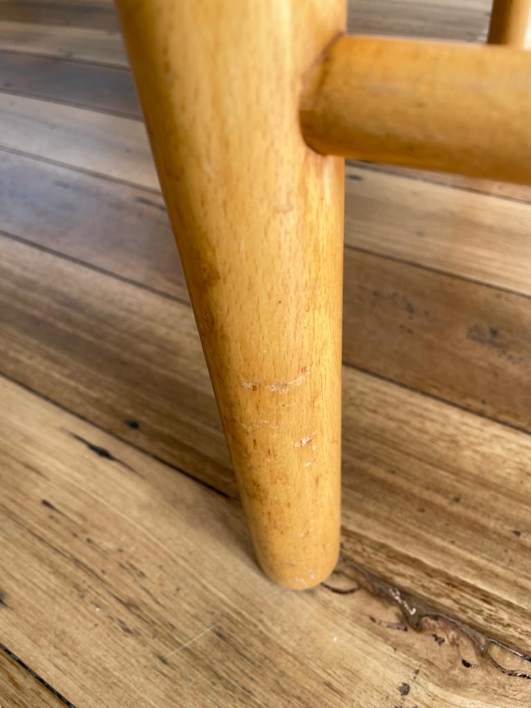 Vintage timber rush dining chairs