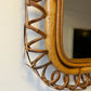 Vintage Italian Bamboo Mirror, Circa 1960’s