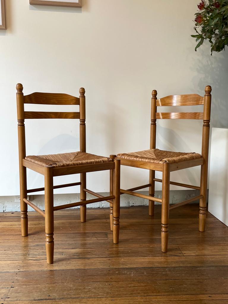 Woven Rush Dining Chairs