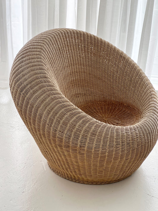 Cane Tub Chair - Two Available