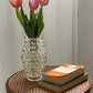 - Vintage Bentwood Rattan Side Table