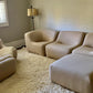 Featherston Numero VII Modular Sofa Reupholstered in Soft Wool