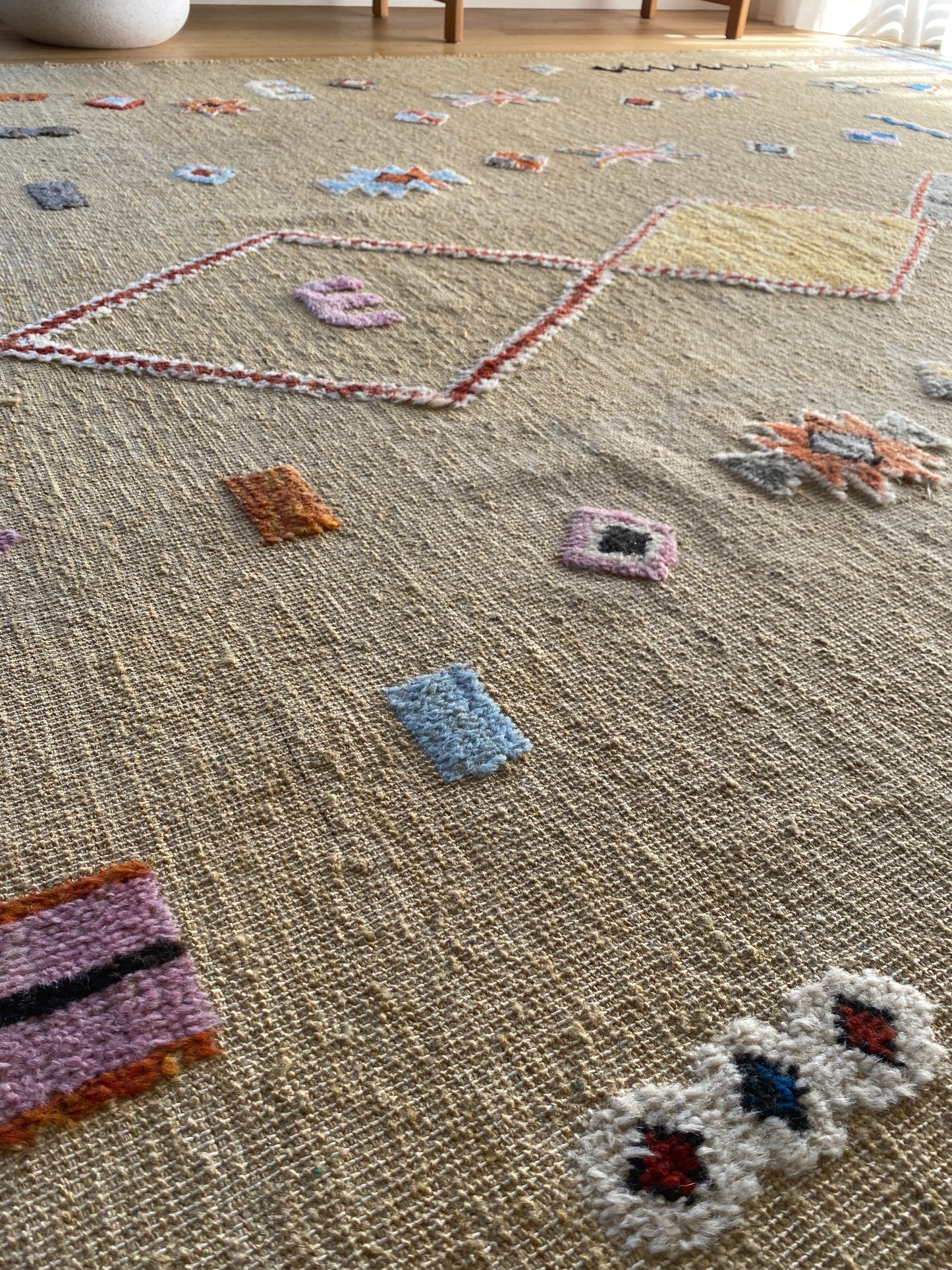 - Jardan 'Dari Moss' Natural Wool Rug
