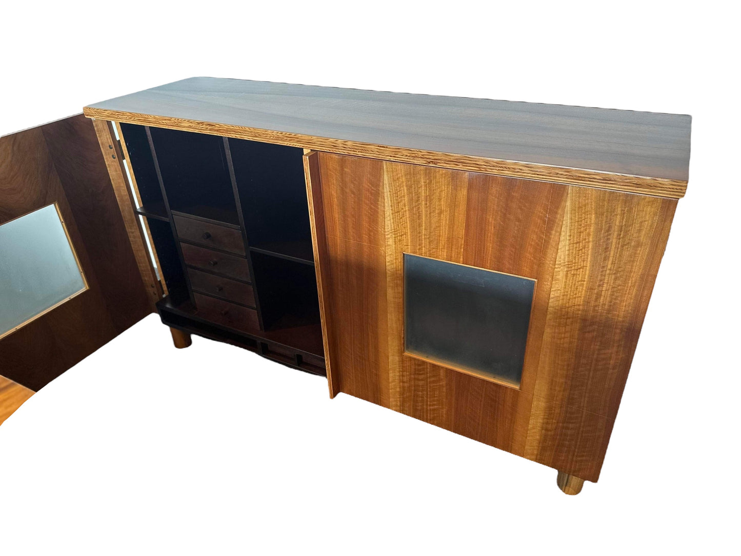 Carlo Scarpa for Bernini Ten Piece Dining Suite - Table, Chairs & Credenza