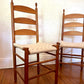 Shaker Style Ladderback Chairs - Six Available