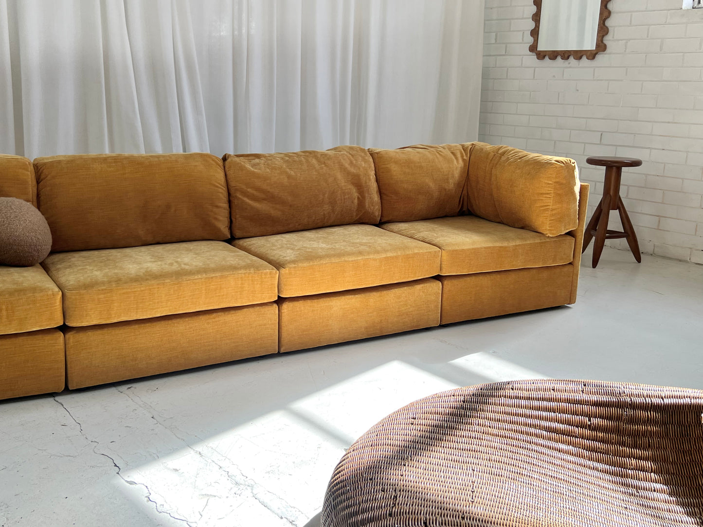 - Bespoke Mustard Modular Sofa