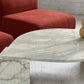 Vintage Marble Tear Drop Coffee Table