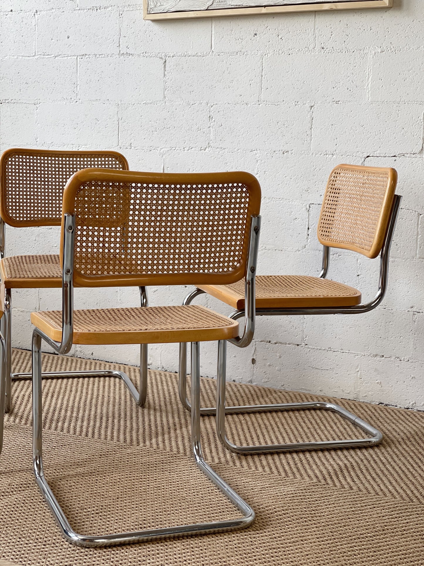 Set of Four Cesca Chairs - Made in Italy