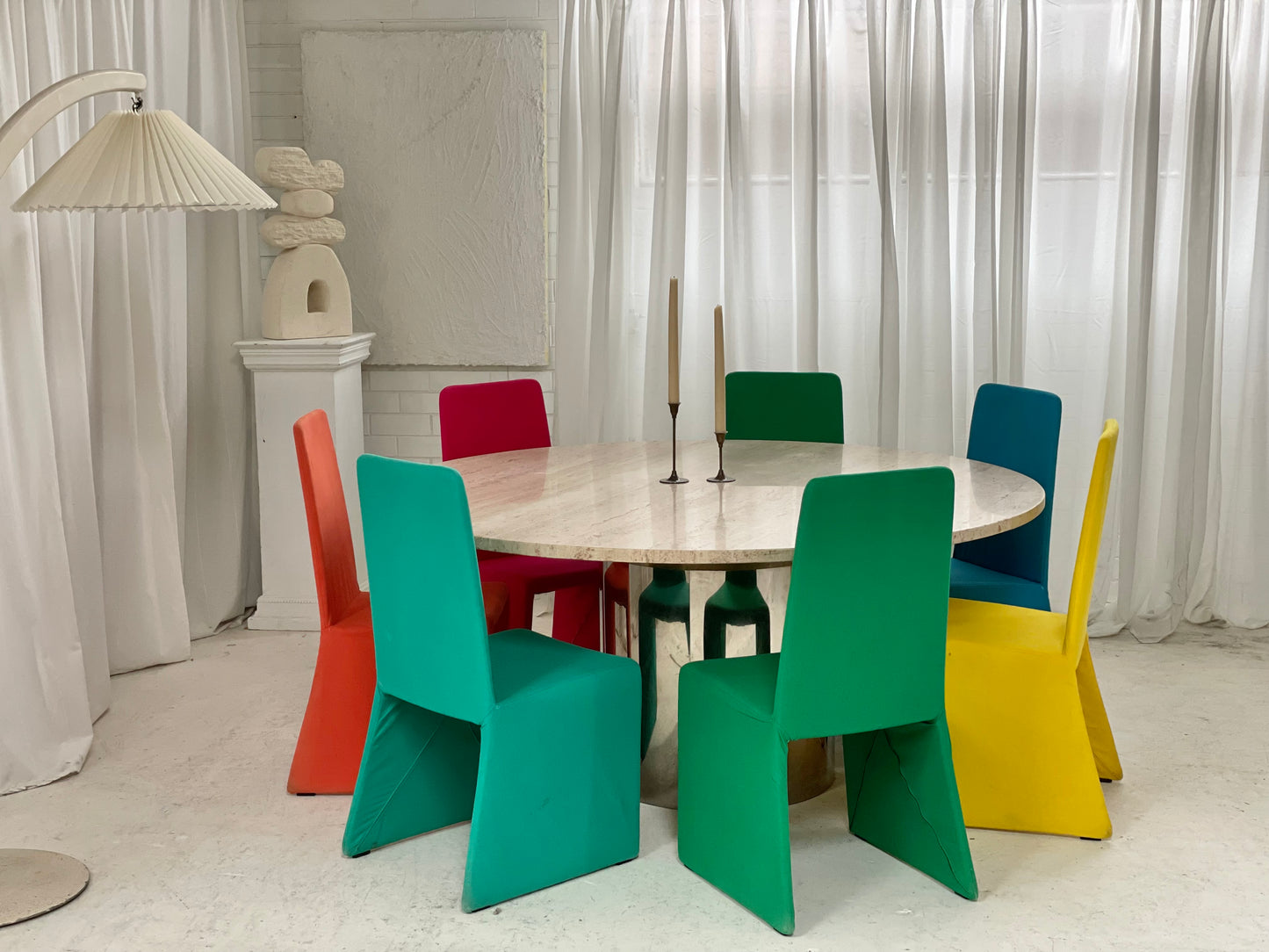 Italian Diamanté Chairs by Claudio Salocchi