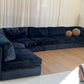 - Bespoke Curved Midnight Chenille Modular Sofa
