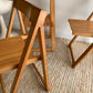 Original 1960’s Iconic Aldo Jacober and Pierangela d’Aniello “Trieste” Folding Chairs for Bazzani
