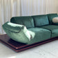 - Low Green Velvet Modular Sofa Set