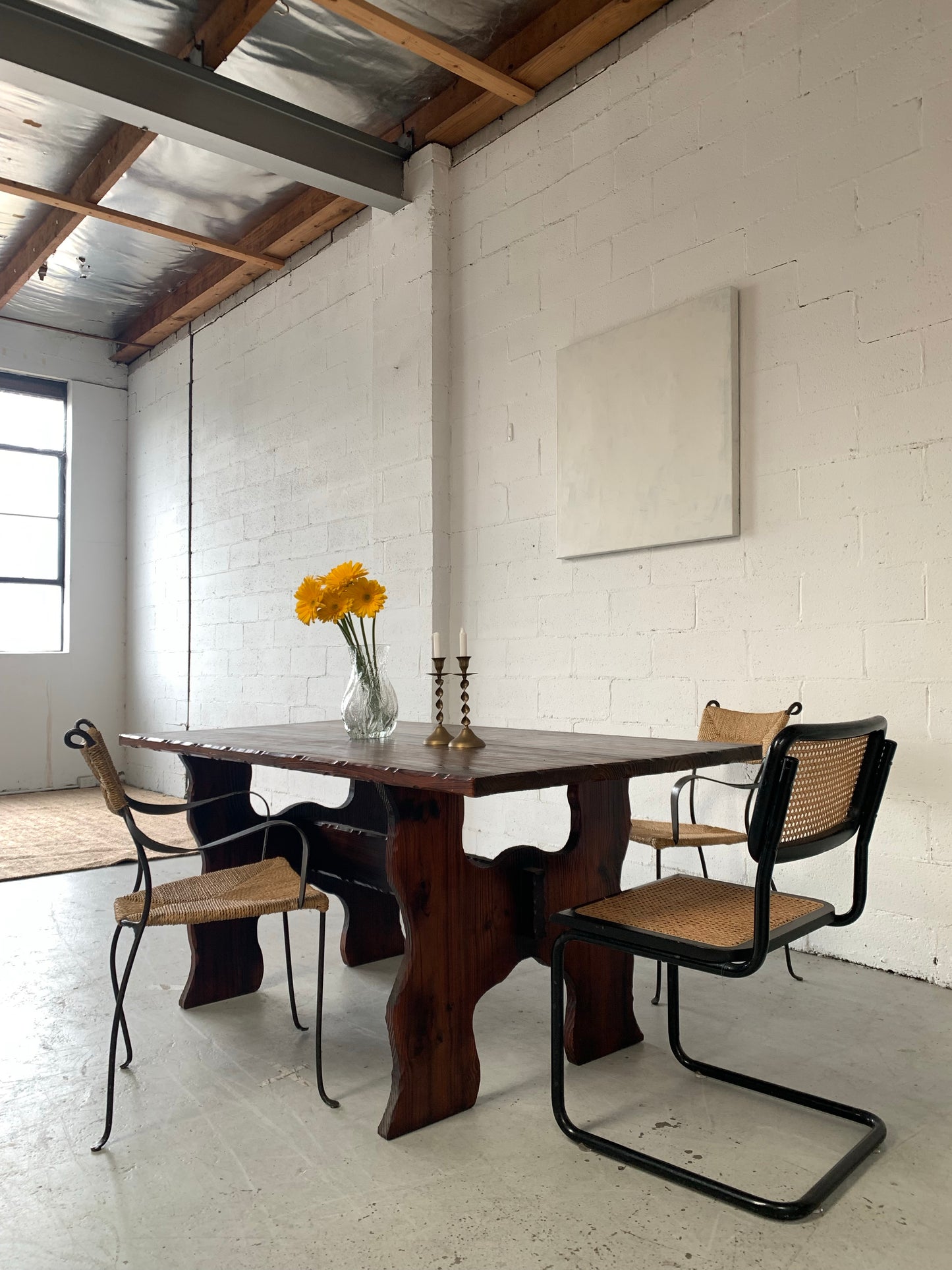Hand Carved Spanish-Style Dining Table