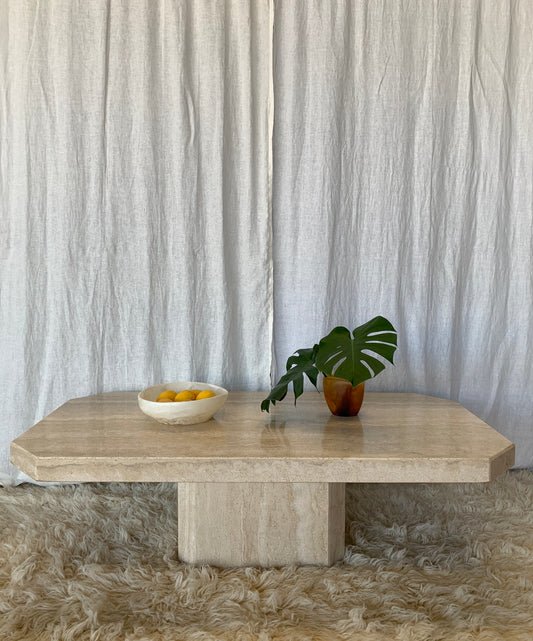 Vintage Travertine Coffee Table