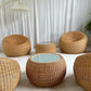 - Vintage Cane Coffee/Side Table - One Available