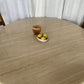 Large Vintage Circular 6-8 Seater Travertine Dining Table