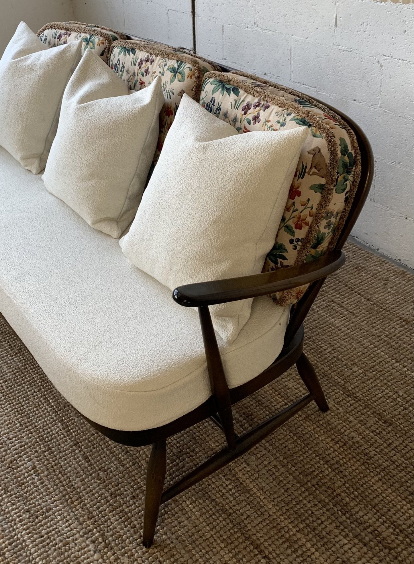 Boucle Sofa by Lucian Ercolani for Ercol (Includes Cushion Set)