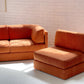 Rust Corduroy Vintage Modular Sofa