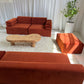 - Copper Velvet Modular Sofa Set