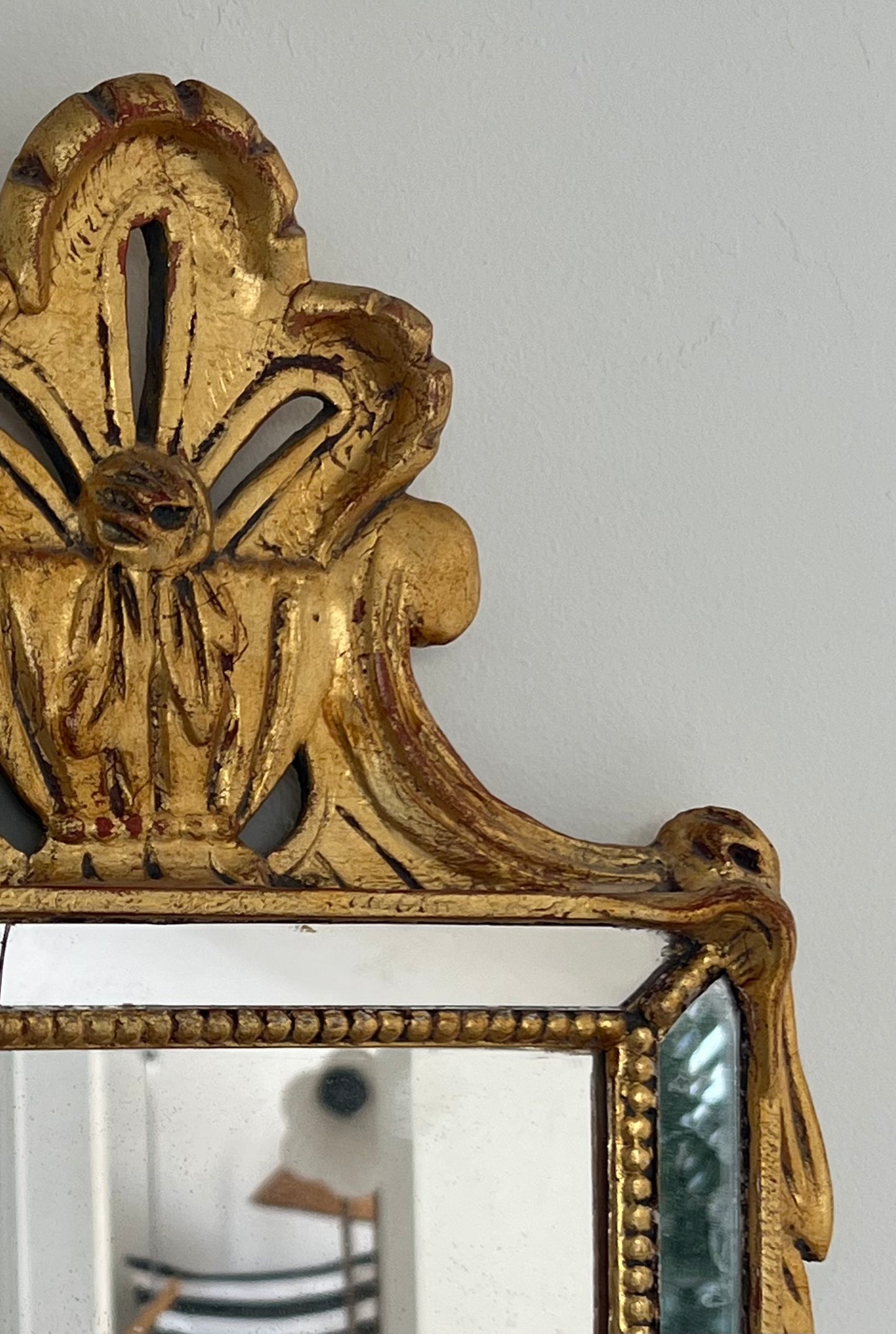 Gilded Antique Mirror, Denmark c. 1800s
