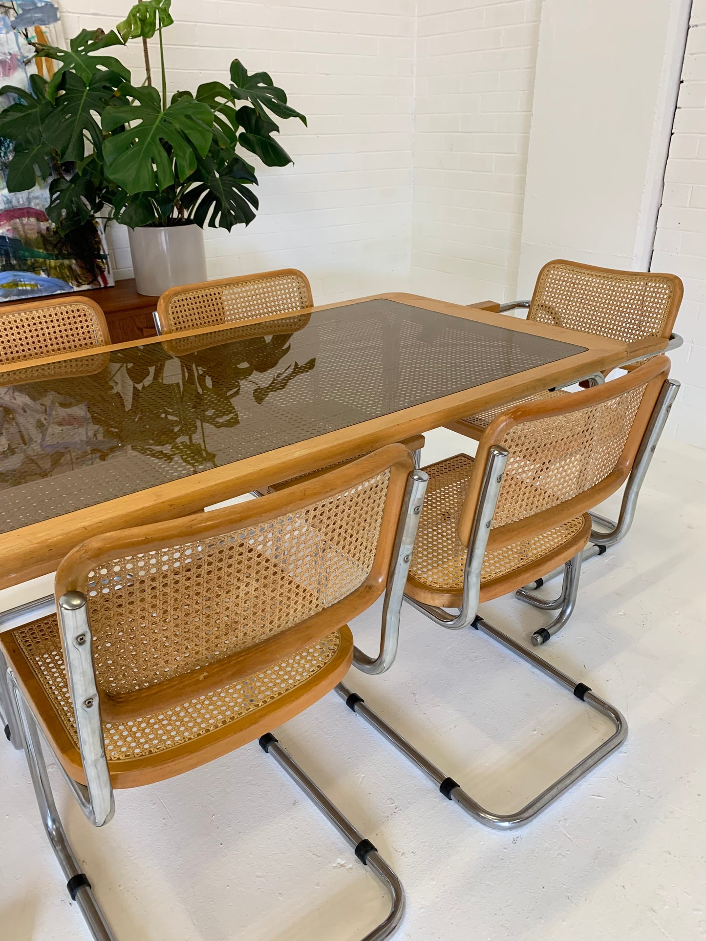 Set of Six Vintage Cesca Chairs