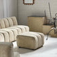 - Soft Cream Curved Modular Sofa Set