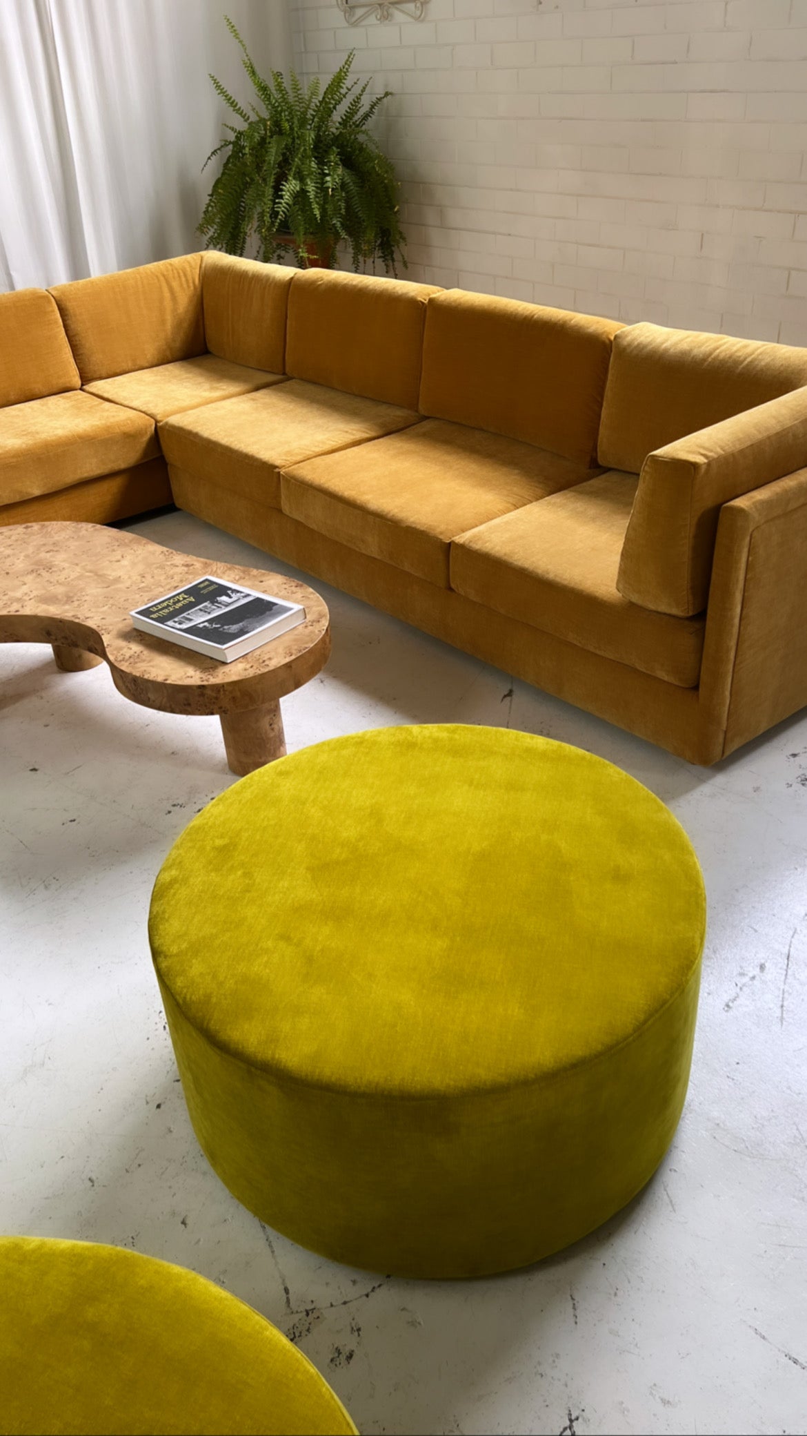 - Bespoke Mustard Modular Sofa Set