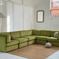 - Bespoke Large Sage Green Modular Sofa