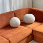 Rust Corduroy Vintage Modular Sofa
