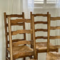 - Set of Eight Oak & Cord Dining Chairs