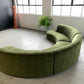Bespoke Velvet Modular in Deep Botanical Green