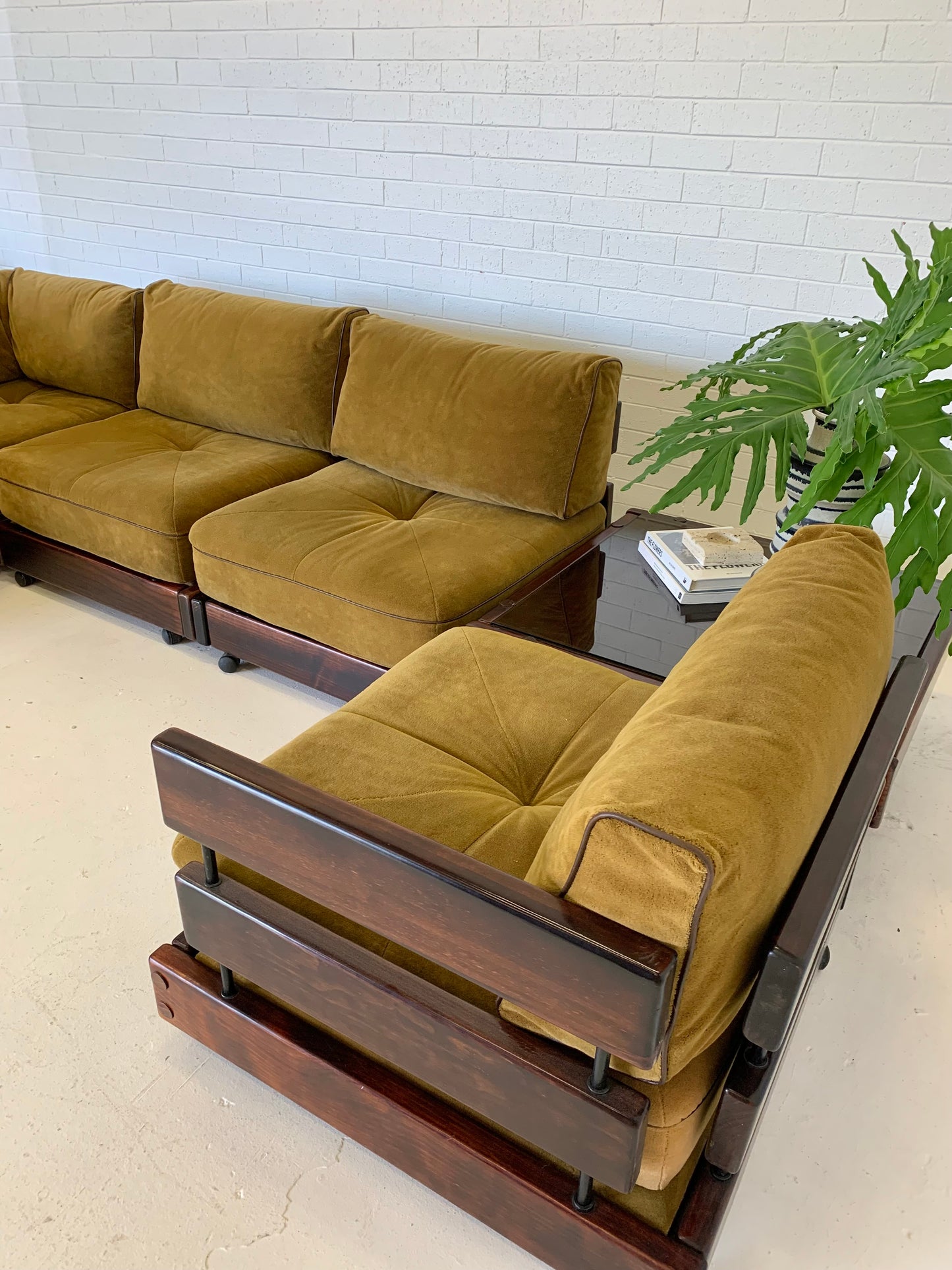 Vintage Post and Rail Modular Sofa