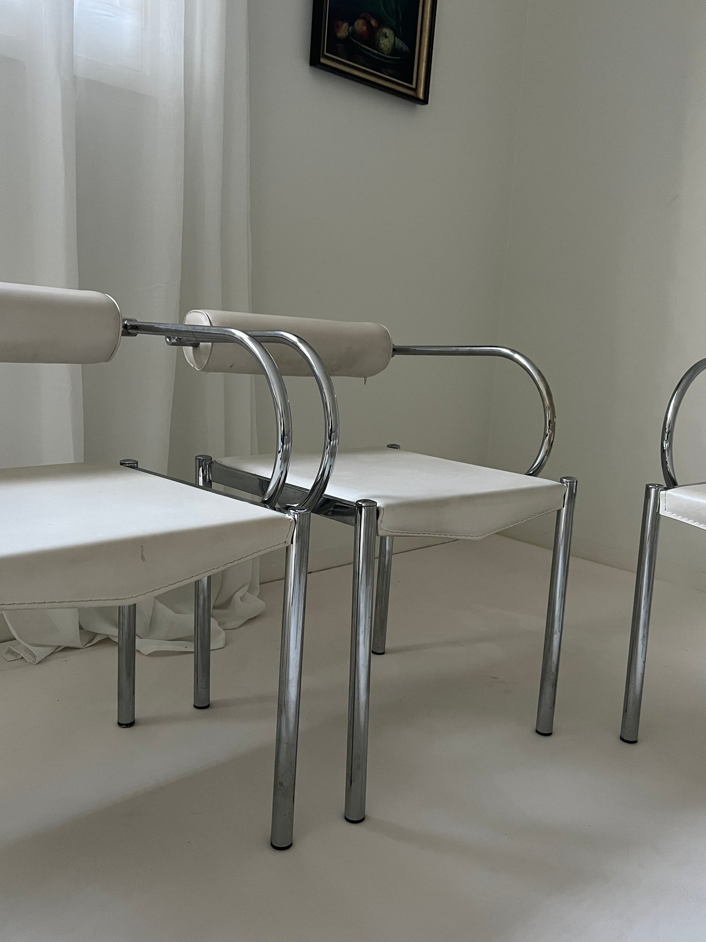 Set of 8 Vintage Italian Dining Chairs