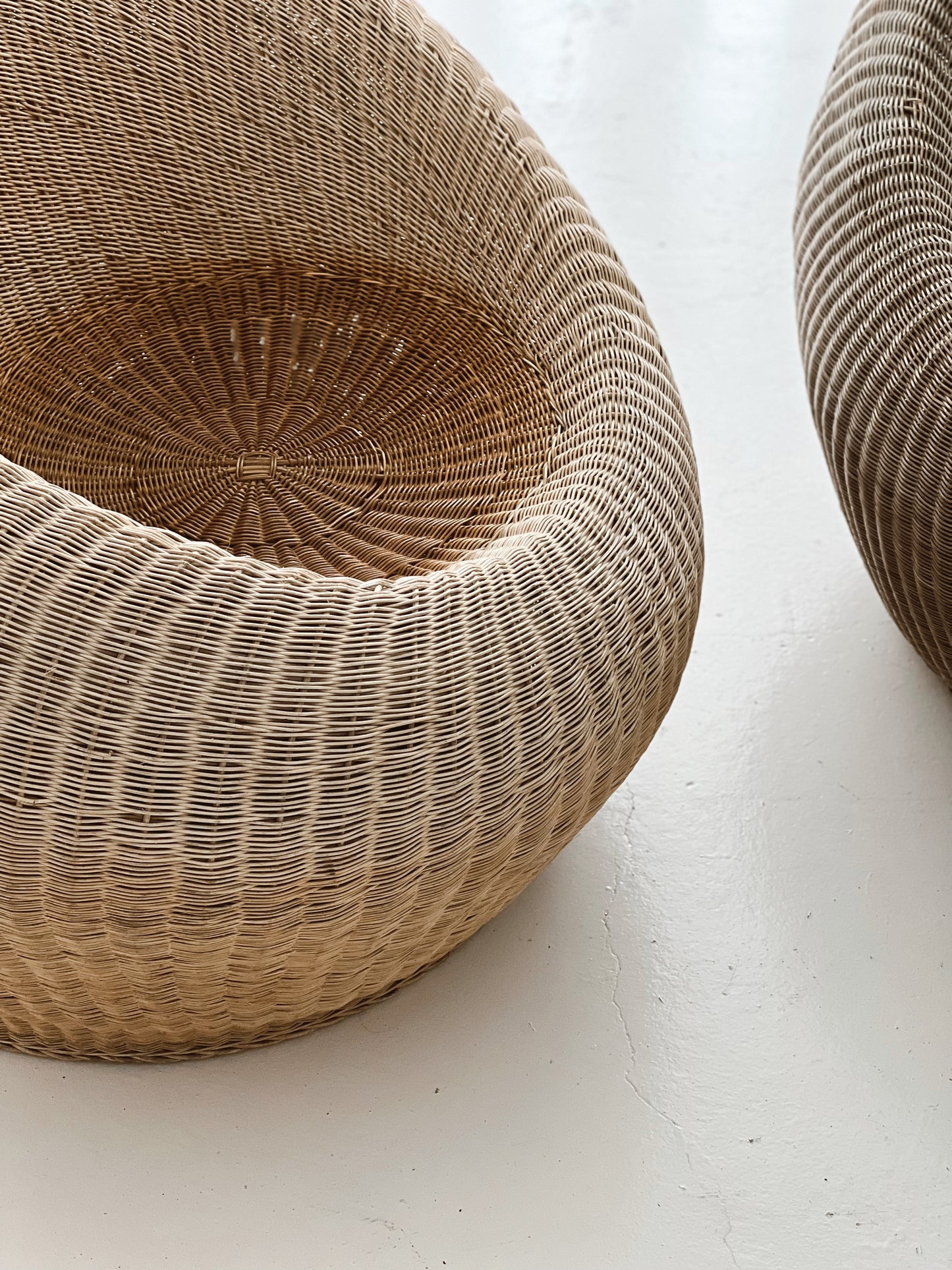 Cane Tub Chair - Two Available