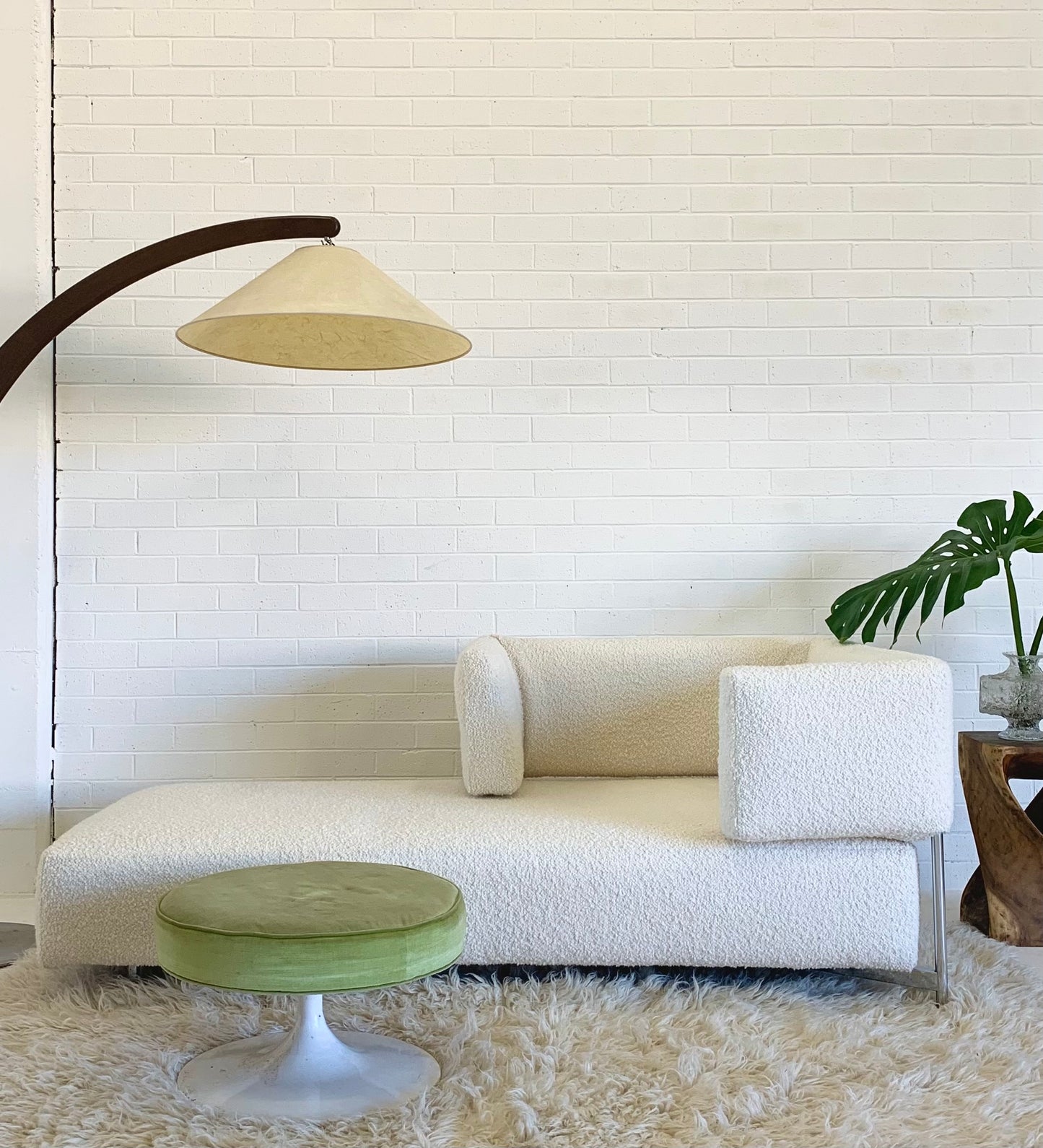 Wool Boucle “Tangeri” Sofa by Francesco Binfare for Edra