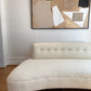 Custom Made Vintage Curved Sofa