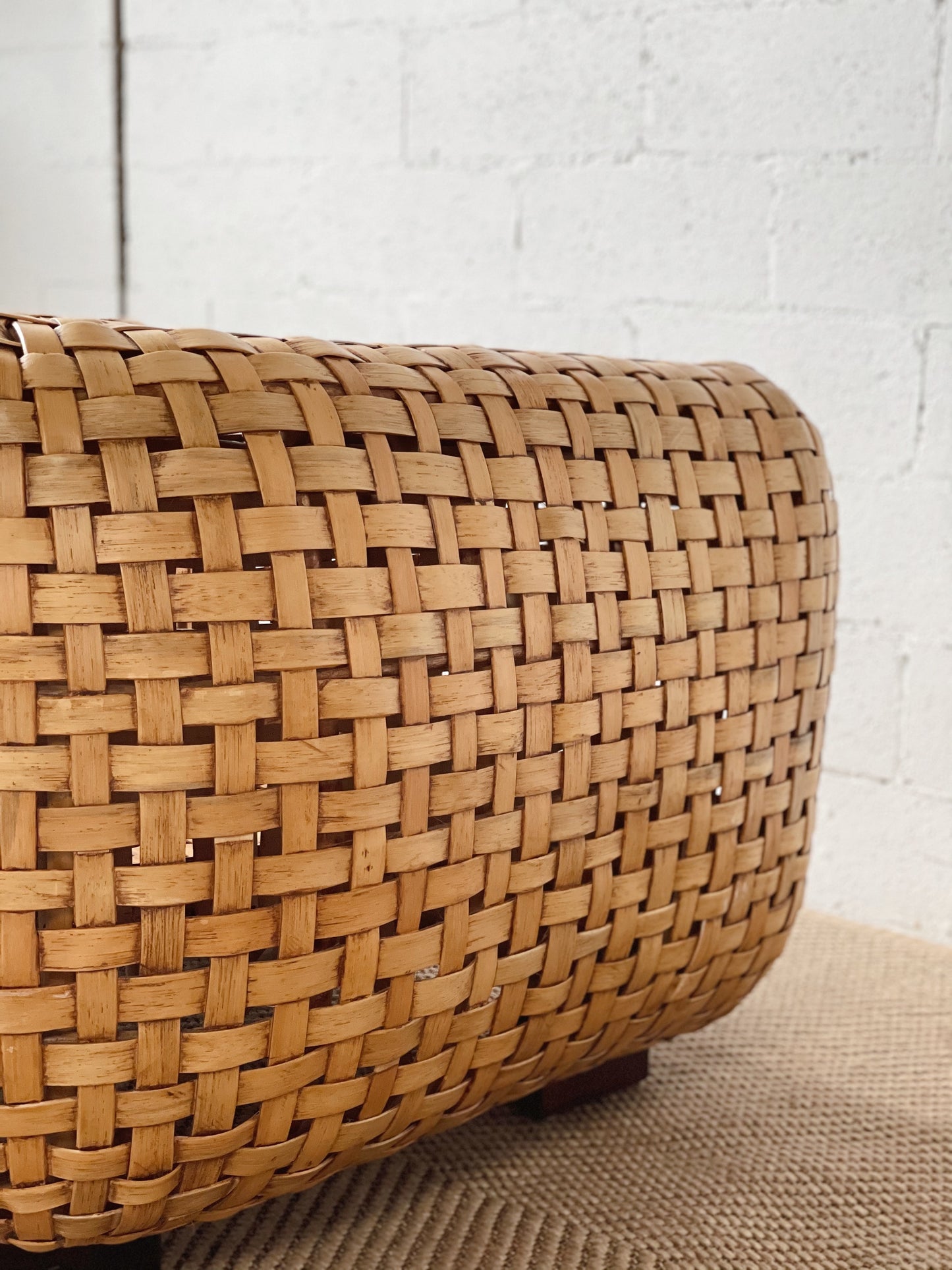 Chubby Woven Rattan Lounge Chair